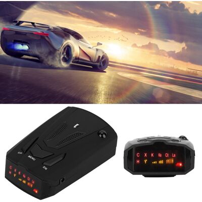 HEAT V7 Gps 16-band 360°-radarwarner Für Autos, Sprachwarnung, Lasererkennung, Schwarz HEAT V7 Gps 16-band 360°-radarwarner Für Autos, Sprachwarnung, Lasererkennung, Schwarz