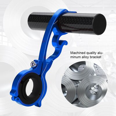 HEAT Support De Rallonge De Guidon Pour Vélo, Compatible Avec Lampes Gps/phares/appareils Photo (bleu) HEAT Support De Rallonge De Guidon Pour Vélo, Compatible Avec Lampes Gps/phares/appareils Photo (bleu)