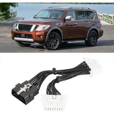 HEAT 16-poliges Obd2-adapterkabel, 1 Auf 2, Y-verteiler, Verlängerung Für Gps, Dashcam Und Autokamera HEAT 16-poliges Obd2-adapterkabel, 1 Auf 2, Y-verteiler, Verlängerung Für Gps, Dashcam Und Autokamera