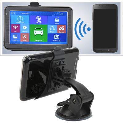 JUTE Tragbares Gps-navigationsgerät Mit 5-zoll-kapazitivem Touchscreen, 256 Mb Und 8 Gb Speicher (mit Eingebautem Akku) JUTE Tragbares Gps-navigationsgerät Mit 5-zoll-kapazitivem Touchscreen, 256 Mb Und 8 Gb Speicher (mit Eingebautem Akku)