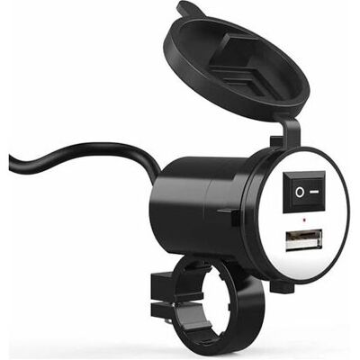 OEM Wasserdichter 12v-usb-motorradlader, Universelle Motorradlenkerhalterung, Wasserdichter Usb-motorradlader, Schnellladefunktion (5v/2,1a) Für Gps-geräte Und Mobiltelefone OEM Wasserdichter 12v-usb-motorradlader, Universelle Motorradlenkerhalterung, Wasserdichter Usb-motorradlader, Schnellladefunktion (5v/2,1a) Für Gps-geräte Und Mobiltelefone