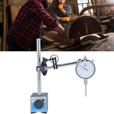 JUTE Universelle Halterung Für Magnetkomparator Mit Feinjustierungs-magnetfuß-kit, Magnetkomparatorfuß, Sondenklemme, Magnetfuß (0-1 Zoll). JUTE Universelle Halterung Für Magnetkomparator Mit Feinjustierungs-magnetfuß-kit, Magnetkomparatorfuß, Sondenklemme, Magnetfuß (0-1 Zoll).
