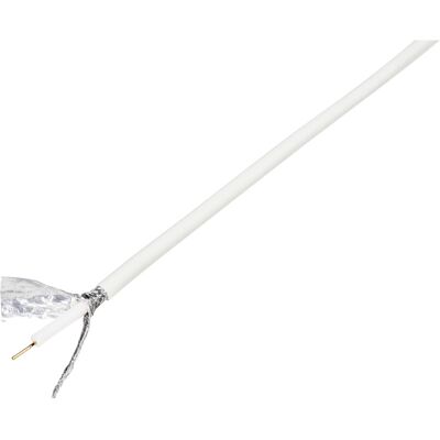 Tru Components 1567364 Weiße 6,6mm RG6 Koaxialkabel - 50m Tru Components 1567364 Weiße 6,6mm RG6 Koaxialkabel - 50m