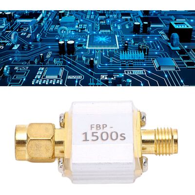 JUTE Hf-koaxial-bandpassfilter Saw 1500 Mhz, 1 Db Bandbreite, 20 Mhz Sma-schnittstelle JUTE Hf-koaxial-bandpassfilter Saw 1500 Mhz, 1 Db Bandbreite, 20 Mhz Sma-schnittstelle