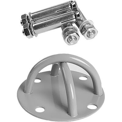 JUTE Montageplatte Für Fitnessgürtel Aus Silber, Klimmzughilfe, Wandhalterung, Klimmzugschlaufe JUTE Montageplatte Für Fitnessgürtel Aus Silber, Klimmzughilfe, Wandhalterung, Klimmzugschlaufe