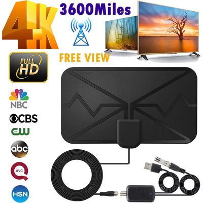 KEEMOTE 3600 Meilen 4k-digital-tv-antenne Für Den Innenbereich, Dvb-t Hd-digital-tv-antenne Für Mehr Sender, Schwarz KEEMOTE 3600 Meilen 4k-digital-tv-antenne Für Den Innenbereich, Dvb-t Hd-digital-tv-antenne Für Mehr Sender, Schwarz