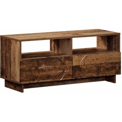 Vidaxl Tv Stand 90 X 34.5 X 40 Cm Old Wood Engineered Wood Vidaxl Tv Stand 90 X 34.5 X 40 Cm Old Wood Engineered Wood