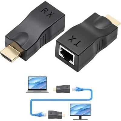 OEM Rj45 Hdmi-adapter, 2 Stück Hdmi-netzwerkkonverter, Hd Mi Ethernet-konverter, Anwendungsdistanz Bis Zu 30 M, Unterstützt Das Hdcp-protokoll Nicht, Für Hotel, Konferenz. OEM Rj45 Hdmi-adapter, 2 Stück Hdmi-netzwerkkonverter, Hd Mi Ethernet-konverter, Anwendungsdistanz Bis Zu 30 M, Unterstützt Das Hdcp-protokoll Nicht, Für Hotel, Konferenz.