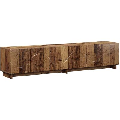 Vidaxl Tv Stand 180 X 34.5 X 40 Cm Old Wood Engineered Wood Vidaxl Tv Stand 180 X 34.5 X 40 Cm Old Wood Engineered Wood
