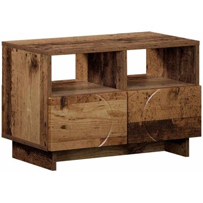Vidaxl Tv Stand 60 X 34.5 X 40 Cm Old Wood Engineered Wood Vidaxl Tv Stand 60 X 34.5 X 40 Cm Old Wood Engineered Wood