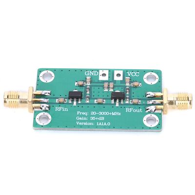 LEDE Hf-verstärkermodul, Rauscharmes Signal, 20–3000 Mhz, 35 Db Verstärkung, Breitband-elektronikbauteil LEDE Hf-verstärkermodul, Rauscharmes Signal, 20–3000 Mhz, 35 Db Verstärkung, Breitband-elektronikbauteil