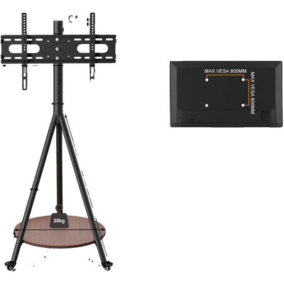 OEM Tv-ständer, Höhenverstellbar, Kompatibel Mit Fernsehern Von 40 Bis 75 Zoll, Schwarz OEM Tv-ständer, Höhenverstellbar, Kompatibel Mit Fernsehern Von 40 Bis 75 Zoll, Schwarz