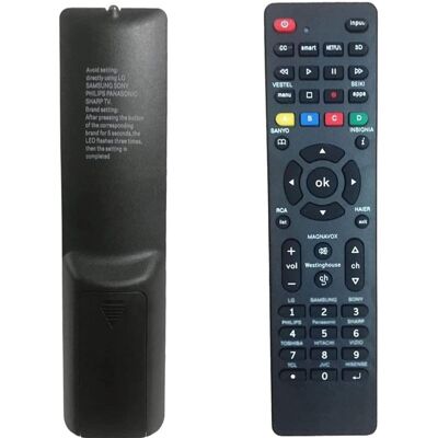 OEM Universelle Tv-fernbedienung – Für Samsung, Vizio, Sony, Panasonic, Haier, Toshiba, Philips, Tcl Und Andere Tv-marken, Einschließlich Smart-tvs. OEM Universelle Tv-fernbedienung – Für Samsung, Vizio, Sony, Panasonic, Haier, Toshiba, Philips, Tcl Und Andere Tv-marken, Einschließlich Smart-tvs.