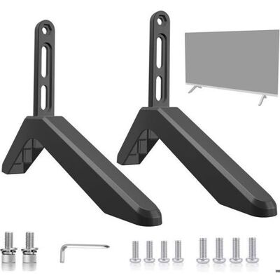 TEHTUY (schwarz) Freistehender Tv-ständer, Tv-füße Für Fernseher Von 32 Bis 75 Zoll, Tv-halterung Für Flache Und Gebogene Lcd-fernseher Bis 75 Kg TEHTUY (schwarz) Freistehender Tv-ständer, Tv-füße Für Fernseher Von 32 Bis 75 Zoll, Tv-halterung Für Flache Und Gebogene Lcd-fernseher Bis 75 Kg