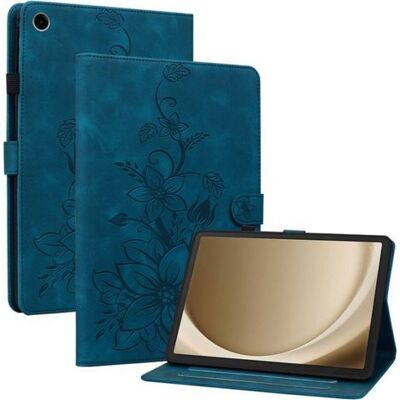 OEM Schutzhülle Für Samsung Galaxy Tab A9+/a9 Plus – Stoßfest – Pu-leder – Mit Ständer – Kartenfach – Dunkelblau OEM Schutzhülle Für Samsung Galaxy Tab A9+/a9 Plus – Stoßfest – Pu-leder – Mit Ständer – Kartenfach – Dunkelblau