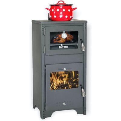 KUPRO Eek A+ Kaminofen Mit Backfach Und Herdplatte Ever 2 Holzofen 7,85 Kw Kamin Ofen Holz Werkstattofen Hüttenofen Heizofen KUPRO Eek A+ Kaminofen Mit Backfach Und Herdplatte Ever 2 Holzofen 7,85 Kw Kamin Ofen Holz Werkstattofen Hüttenofen Heizofen
