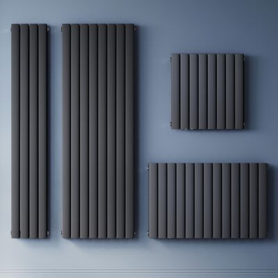 Design Flachheizkörper Anthrazit Paneelheizkörper Vertikal/horizontal,einlagig/doppellagig 630x850mm Horizontal Doppellagig 1065 Watt - Sonni Design Flachheizkörper Anthrazit Paneelheizkörper Vertikal/horizontal,einlagig/doppellagig 630x850mm Horizontal Doppellagig 1065 Watt - Sonni