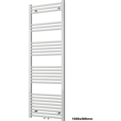 Bernstein R18W Weiß Radiator Handtuchwärmer - 1500x500mm Bernstein R18W Weiß Radiator Handtuchwärmer - 1500x500mm