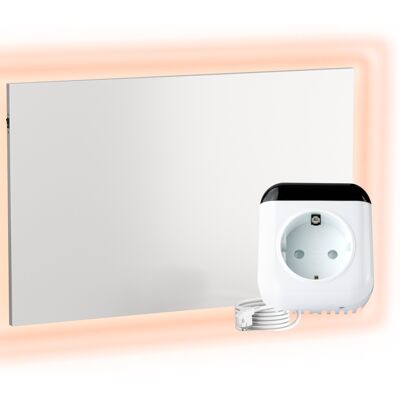 Viesta H400 Ultraslim Infrarotheizpaneel - 400W - Weiß Viesta H400 Ultraslim Infrarotheizpaneel - 400W - Weiß