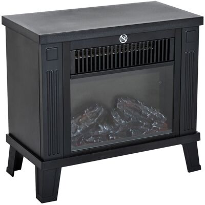 TORMATOR Elektrokamin Elektrischer Kamin Kaminofen Standkamin Mit Flammeneffekt 600/1200w, Metall, Schwarz, 34x17x31 Cm TORMATOR Elektrokamin Elektrischer Kamin Kaminofen Standkamin Mit Flammeneffekt 600/1200w, Metall, Schwarz, 34x17x31 Cm