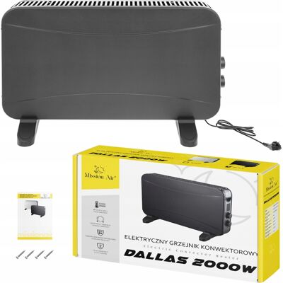 OEM Dallas Schwarzer Konvektor-heizstrahler OEM Dallas Schwarzer Konvektor-heizstrahler