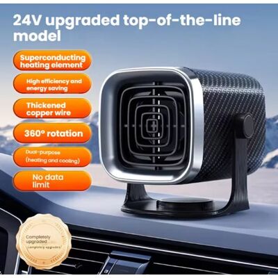 OEM Elektrische Fahrzeugheizung 12 V 24 V Doppelfunktion Heizen Und Kühlen Hocheffizienter Scheibenenteiser Entfeuchter Tragbare Heizung Schwarz 24 V OEM Elektrische Fahrzeugheizung 12 V 24 V Doppelfunktion Heizen Und Kühlen Hocheffizienter Scheibenenteiser Entfeuchter Tragbare Heizung Schwarz 24 V
