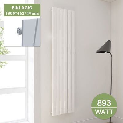 Paneelheizkörper Weiß Heizkörper 1800 Vertikal 1800x462mm Einlagig - Elegant Paneelheizkörper Weiß Heizkörper 1800 Vertikal 1800x462mm Einlagig - Elegant