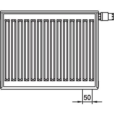 Kermi Therm X2 Profil-V 12 600 x 1100 mm links - Radiator Kermi Therm X2 Profil-V 12 600 x 1100 mm links - Radiator