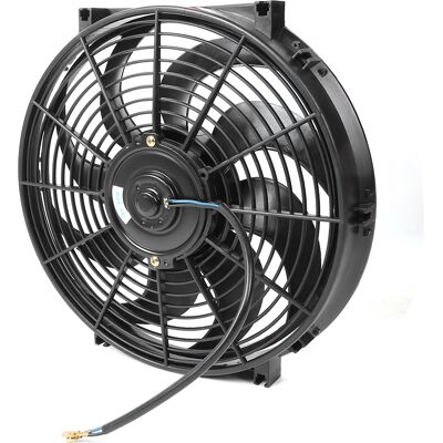 HEAT Elektrischer Slim-radiator-lüfter (14 Zoll), 12 V, Universalteile, Inklusive Montagesatz HEAT Elektrischer Slim-radiator-lüfter (14 Zoll), 12 V, Universalteile, Inklusive Montagesatz
