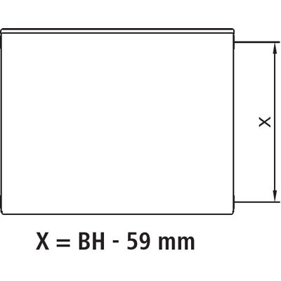 Kermi Therm-x2 Plan Kompaktheizkörper Typ 33 305x605mm Pk0330306 Kermi Therm-x2 Plan Kompaktheizkörper Typ 33 305x605mm Pk0330306
