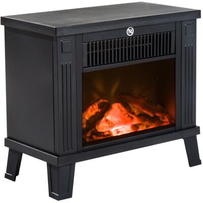 OEM Elektrokamin Elektrischer Kamin Kaminofen Standkamin Mit Flammeneffekt 600/1200w, Metall, Schwarz, 34x17x31 Cm OEM Elektrokamin Elektrischer Kamin Kaminofen Standkamin Mit Flammeneffekt 600/1200w, Metall, Schwarz, 34x17x31 Cm