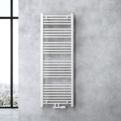 DOPORRO Weiß 140x50cm Elektrischer Wasserhandtuchheizkörper - Badezimmerheizung DOPORRO Weiß 140x50cm Elektrischer Wasserhandtuchheizkörper - Badezimmerheizung