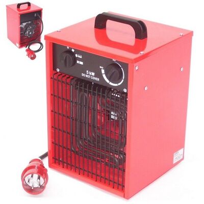 Apex - Bauheizer 5 Kw Baulüfter Elektroheizer 55158 Heizgerät Heizlüfter 5000 Watt Apex - Bauheizer 5 Kw Baulüfter Elektroheizer 55158 Heizgerät Heizlüfter 5000 Watt