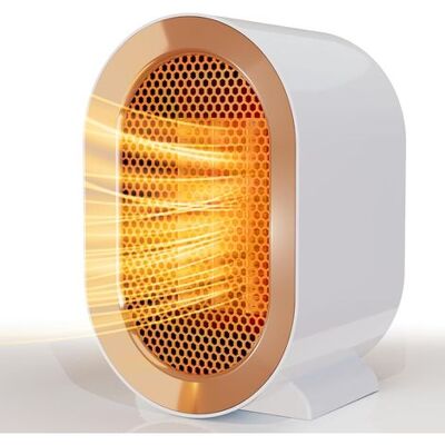 ENLENK Heizlüfter, Tragbarer Elektrischer Heizkörper 1200 W, Mini-heizgerät Für Den Innenbereich, Kleiner Heizlüfter Geeignet Für Badezimmer, Keller, Schlafzimmer, Wohnzimmer Und Büro ENLENK Heizlüfter, Tragbarer Elektrischer Heizkörper 1200 W, Mini-heizgerät Für Den Innenbereich, Kleiner Heizlüfter Geeignet Für Badezimmer, Keller, Schlafzimmer, Wohnzimmer Und Büro