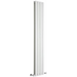 HUDSON REED Design Heizkörper Delta - Vertikal Weiß - 1600mm x 280mm Doppellagig - 882 Watt