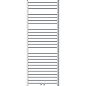 LUXEBATH ECD Germany Badheizkörper 600 x 1500 mm - Chrom - gebogen mit Mittelanschluss - Design Heizkörper Handtuchwärmer Handtuchtrockner Handtuchheizkörper