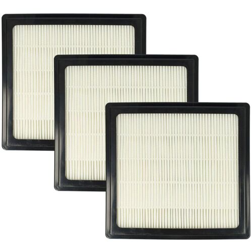 Filterset 3x Staubsaugerfilter kompatibel mit Nilfisk Extreme X200 Ice Blue Metallic Staubsauger - hepa Filter Allergiefilter - Vhbw