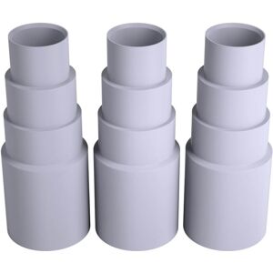 BAUHELD Staubsaugeradapter Hellgrau 3 Stück BAUHELD Staubsaugeradapter Hellgrau 3 Stück