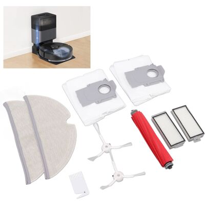 JUTE Ersatzteilset Für Den Roborock T8 Staubsauger: Haupt- Und Seitenbürste, Filter, Wischmopp Und Staubbeutel. JUTE Ersatzteilset Für Den Roborock T8 Staubsauger: Haupt- Und Seitenbürste, Filter, Wischmopp Und Staubbeutel.