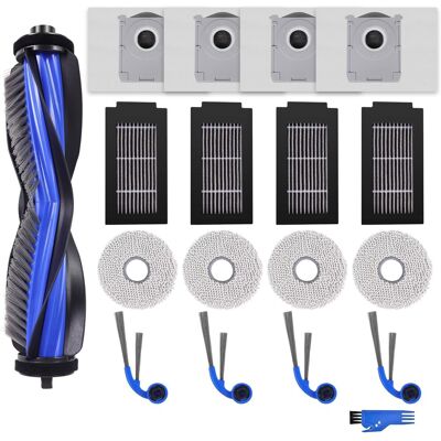 SANS MARQUE Zubehör Ersatz Für Ecovacs Deebot T50 Pro Omni Gen3, T50 Omni Gen3 T30c Omni, T30c Omni Gen2 Saugroboter - 1 Hauptbürste, 4 Filter, 4 Seitenbürsten, 4 Mopp Wischtücher, 4 Staubbeutel SANS MARQUE Zubehör Ersatz Für Ecovacs Deebot T50 Pro Omni Gen3, T50 Omni Gen3 T30c Omni, T30c Omni Gen2 Saugroboter - 1 Hauptbürste, 4 Filter, 4 Seitenbürsten, 4 Mopp Wischtücher, 4 Staubbeutel