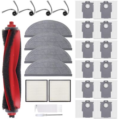 SANS MARQUE Zubehör Ersatz Kompatibel Für Roborock Q10 S5/s5+ Saugroboter 1 Hauptbürste, 2 Filter, 4 Seitenbürsten, 4 Mopp Wischtücher, 12 Staubbeutel SANS MARQUE Zubehör Ersatz Kompatibel Für Roborock Q10 S5/s5+ Saugroboter 1 Hauptbürste, 2 Filter, 4 Seitenbürsten, 4 Mopp Wischtücher, 12 Staubbeutel