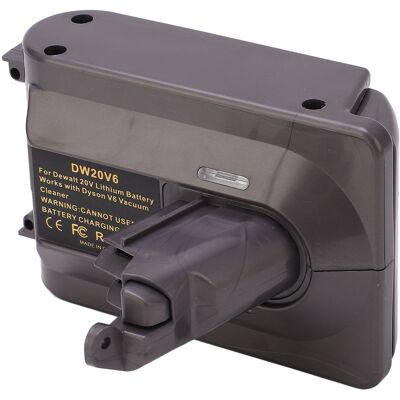 HEAT Batterieadapter Aus Verschleißfestem Abs, 20v Lithium-batterie-konverter, Ersatz Für V6-staubsauger HEAT Batterieadapter Aus Verschleißfestem Abs, 20v Lithium-batterie-konverter, Ersatz Für V6-staubsauger
