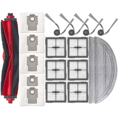 OEM Zubehörset – 18-teilig – Passend Für Den Roborock Q10 S5+ Saugroboter – 1 Hauptbürste, 2 Wischpads, 4 Seitenbürsten, 6 Hepa-filter, 5 Staubbeutel OEM Zubehörset – 18-teilig – Passend Für Den Roborock Q10 S5+ Saugroboter – 1 Hauptbürste, 2 Wischpads, 4 Seitenbürsten, 6 Hepa-filter, 5 Staubbeutel