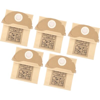 HEAT 5 Stück Staubsauger-papierbeutel, Müllaufbewahrungs-ersatzzubehör Für Wd2250 A2004 A2054 Mv2 HEAT 5 Stück Staubsauger-papierbeutel, Müllaufbewahrungs-ersatzzubehör Für Wd2250 A2004 A2054 Mv2
