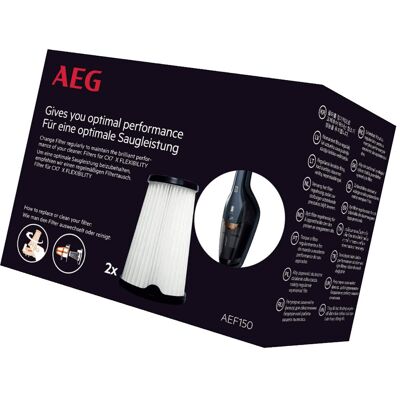 AEG AEF150 Originalfilter - Staubsauger - Packung mit 2 AEG AEF150 Originalfilter - Staubsauger - Packung mit 2