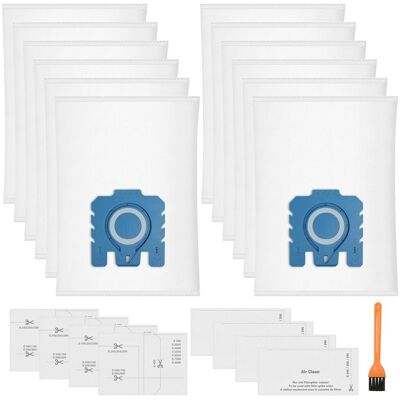 SANS MARQUE 12 Stück Staubsaugerbeutel Pure Gn Kompatibel Mit Miele 3d Gn Staubbeutel Für Complete C2 C3 / Classic C1 / S2 S5 S8 S600 S800 Staubsauger Mit 4 Motor 4 Abluft Filter 9917730 12281680 12421130 SANS MARQUE 12 Stück Staubsaugerbeutel Pure Gn Kompatibel Mit Miele 3d Gn Staubbeutel Für Complete C2 C3 / Classic C1 / S2 S5 S8 S600 S800 Staubsauger Mit 4 Motor 4 Abluft Filter 9917730 12281680 12421130