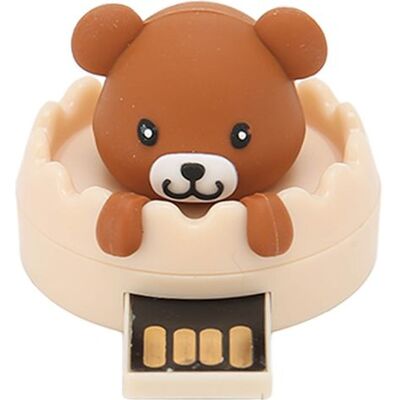 SABE 64 Gb Brown Bear Usb 2.0 Flash-laufwerk, Austauschbarer, Stoßfester Flash-speicher, Plug-and-play-unterstützung, Hot-swap-fähig (cartoon-schlüsselanhänger) SABE 64 Gb Brown Bear Usb 2.0 Flash-laufwerk, Austauschbarer, Stoßfester Flash-speicher, Plug-and-play-unterstützung, Hot-swap-fähig (cartoon-schlüsselanhänger)