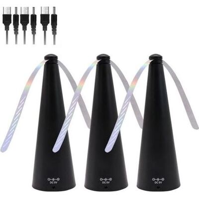 OEM Lot De 3 Table Fly Fans,portable Usb Rechargeable Table Silent Mosquito Repellent Fan,répulsif À Mouches Et Moustiques, Extérieur Et Intérieur OEM Lot De 3 Table Fly Fans,portable Usb Rechargeable Table Silent Mosquito Repellent Fan,répulsif À Mouches Et Moustiques, Extérieur Et Intérieur
