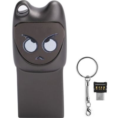 SABE 16 Gb Mini-usb-stick, Grau, Niedliches Cartoon-muster, Für Handy Und Computer SABE 16 Gb Mini-usb-stick, Grau, Niedliches Cartoon-muster, Für Handy Und Computer