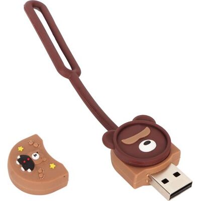 SABE Cartoon-usb-stick Mit Braunem Bärenmotiv, Standard Usb 2.0, Plug & Play, High-speed-speicherstick, 32 Gb, Für Backups, Reisen Und Büro SABE Cartoon-usb-stick Mit Braunem Bärenmotiv, Standard Usb 2.0, Plug & Play, High-speed-speicherstick, 32 Gb, Für Backups, Reisen Und Büro